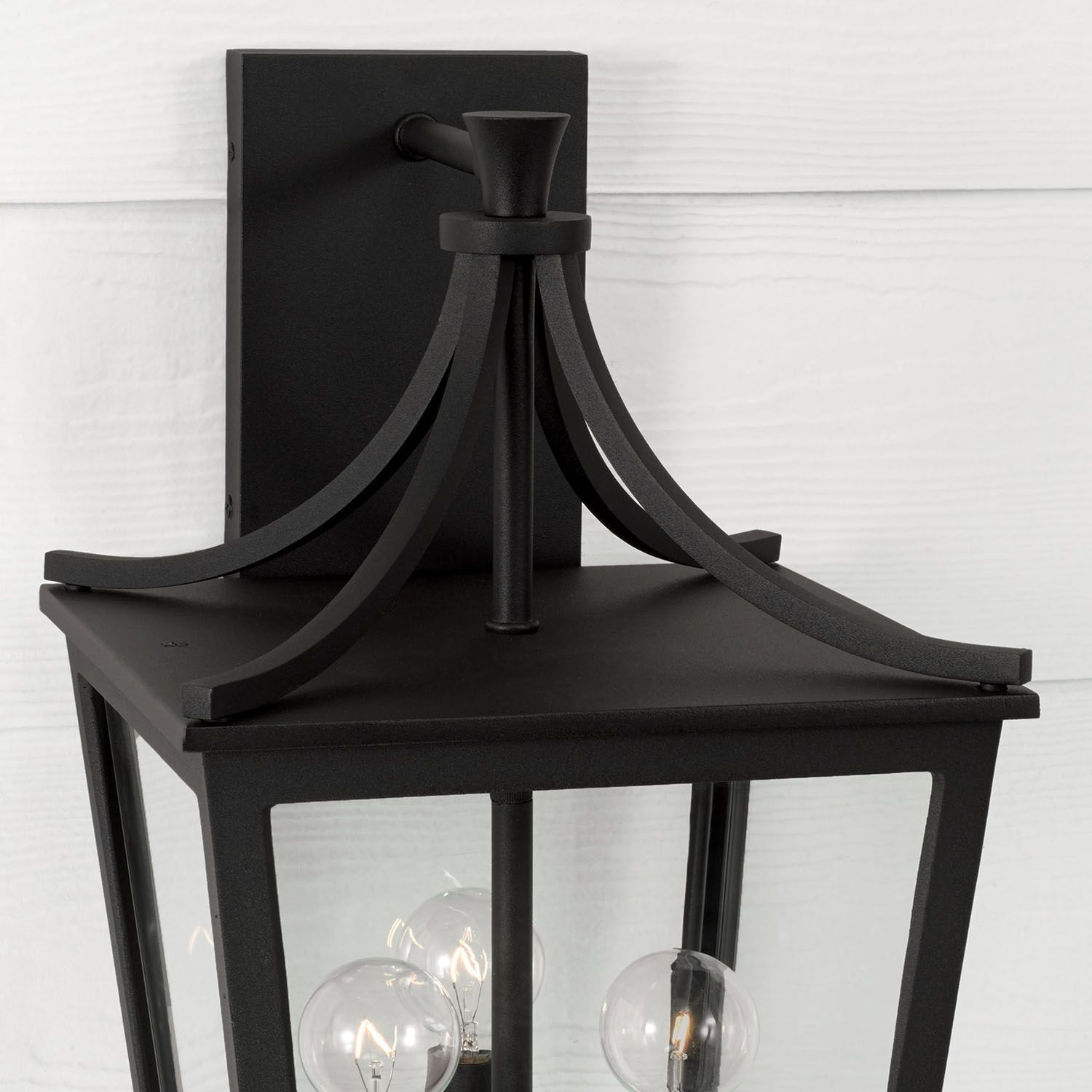 Image 3 Capital Adair 19 1/4" High Black 3-Light Outdoor Wall Light more views