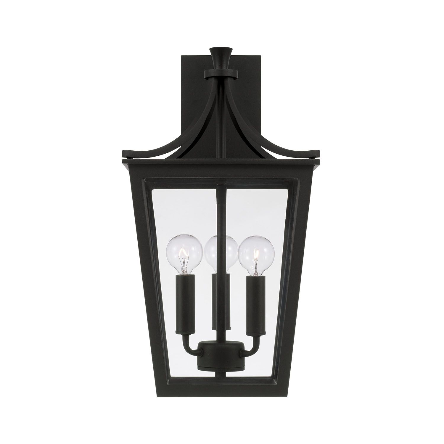 Image 4 Capital Adair 19 1/4" High Black 3-Light Outdoor Wall Light more views