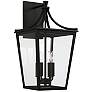 2_Capital Adair 23 1/4" High Black 4-Light Outdoor Wall Light