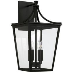 Capital Adair 23 1/4" High Black 4-Light Outdoor Wall Light