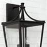 3_Capital Adair 23 1/4" High Black 4-Light Outdoor Wall Light more views