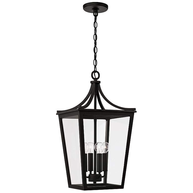 Image 2 Capital Adair 23" High Black 4-Light Outdoor Hanging Light