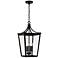 Capital Adair 23" High Black 4-Light Outdoor Hanging Light