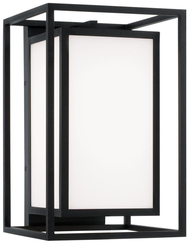 Capital Aiden 14" High Black Outdoor Wall Light