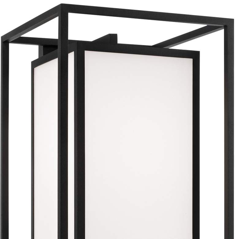 Image 4 Capital Aiden 19 1/2"H Black Rectangle Outdoor Wall Light more views