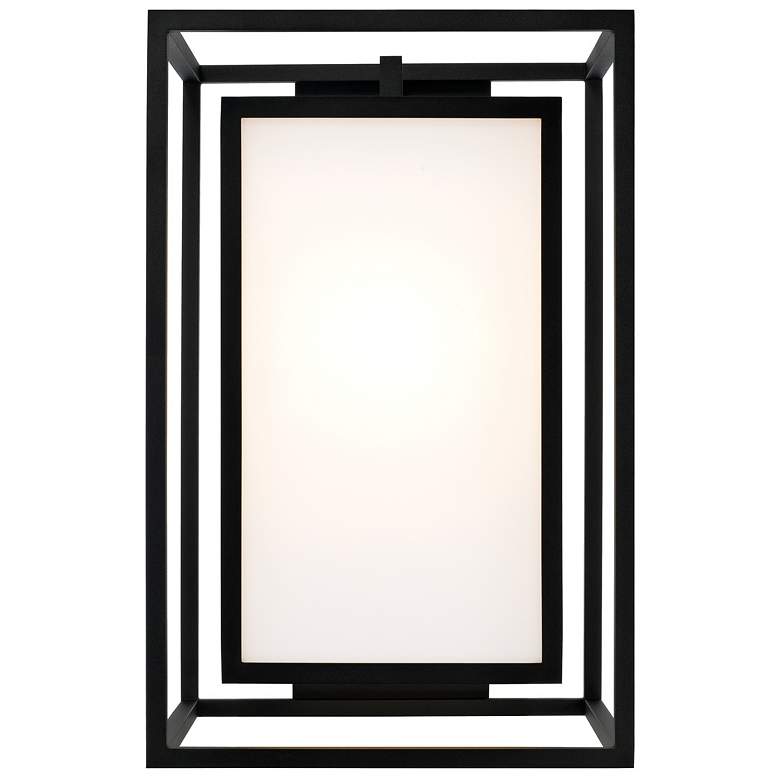 Image 6 Capital Aiden 19 1/2"H Black Rectangle Outdoor Wall Light more views