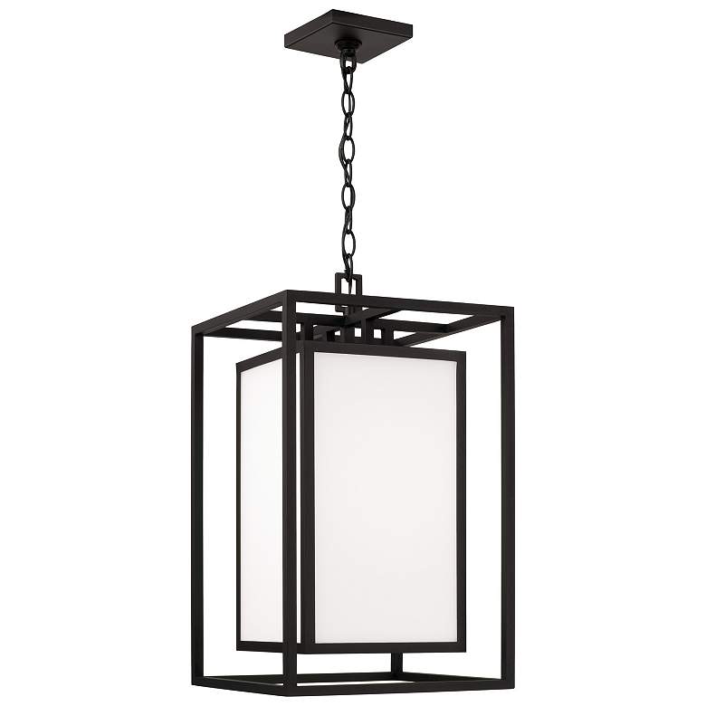 Image 2 Capital Aiden 22" High Black Outdoor Hanging Light