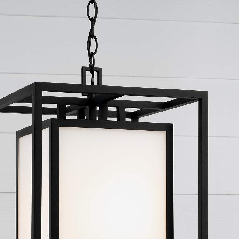 Image 3 Capital Aiden 22" High Black Outdoor Hanging Light more views