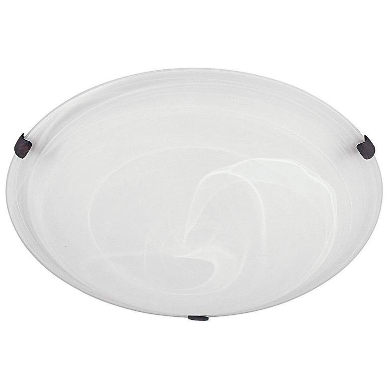 Image 1 Capital Alan 16" Wide White Bowl Ceiling Light