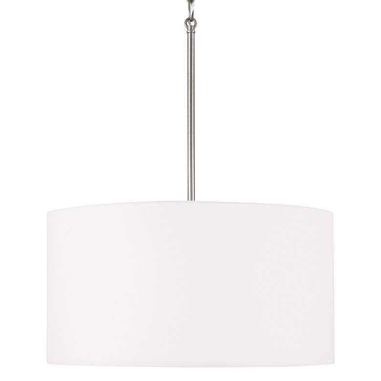 Image 2 Capital Alan 18" Wide Brushed Nickel Drum Pendant Light
