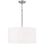 2_Capital Alan 18" Wide Brushed Nickel Drum Pendant Light