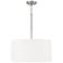 Capital Alan 18" Wide Brushed Nickel Drum Pendant Light
