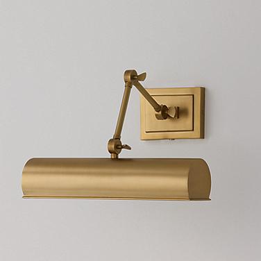 Capital Alastair 16" Wide Aged Brass Picture Light