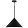 Capital Alden 18" Wide Matte Black Pendant Light