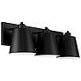 2_Capital Alden 24" Wide Matte Black 3-Light Bath Light