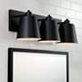 1_Capital Alden 24" Wide Matte Black 3-Light Bath Light