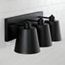 3_Capital Alden 24" Wide Matte Black 3-Light Bath Light more views