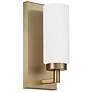 2_Capital Alyssa 11" High Aged Brass Wall Sconce
