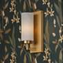 1_Capital Alyssa 11" High Aged Brass Wall Sconce