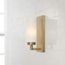 3_Capital Alyssa 11" High Aged Brass Wall Sconce more views