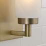 4_Capital Alyssa 11" High Aged Brass Wall Sconce more views