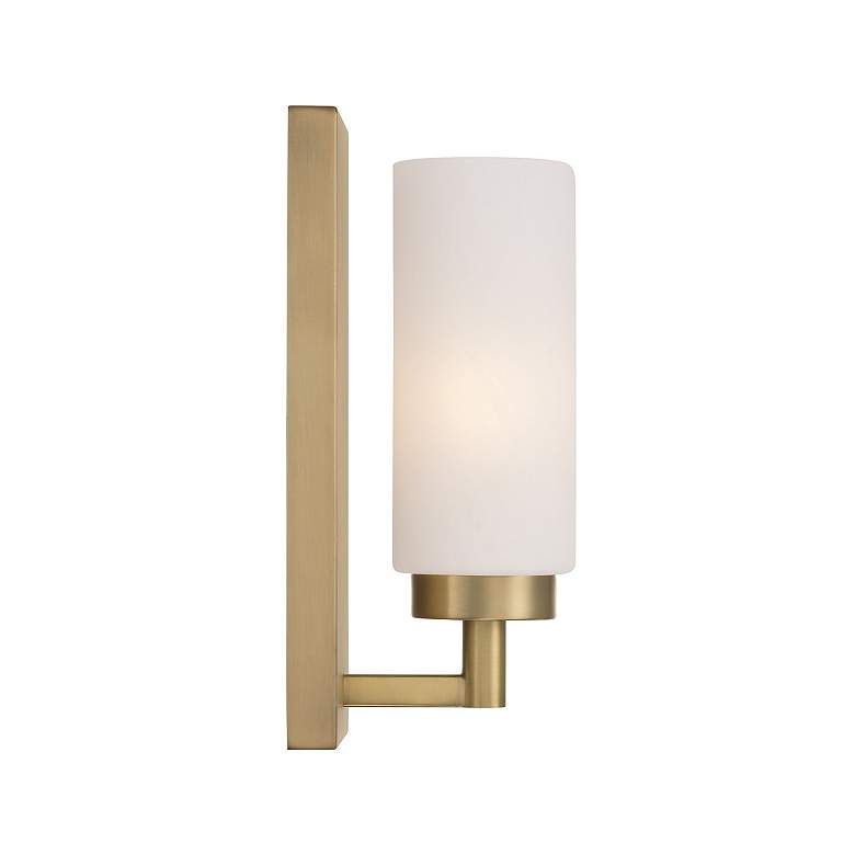 Image 6 Capital Alyssa 11" High Aged Brass Wall Sconce more views