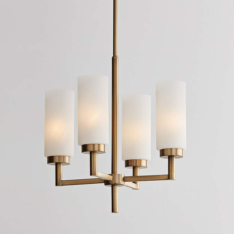 Image 5 Capital Alyssa 16 1/4" Wide Aged Brass 4-Light Pendant more views