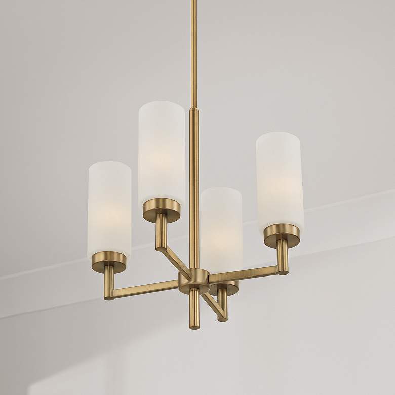 Image 6 Capital Alyssa 16 1/4" Wide Aged Brass 4-Light Pendant more views