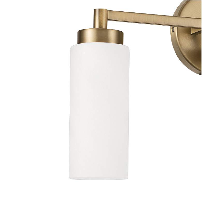 Image 3 Capital Alyssa 19" Wide Aged Brass 3-Light Bath Light more views