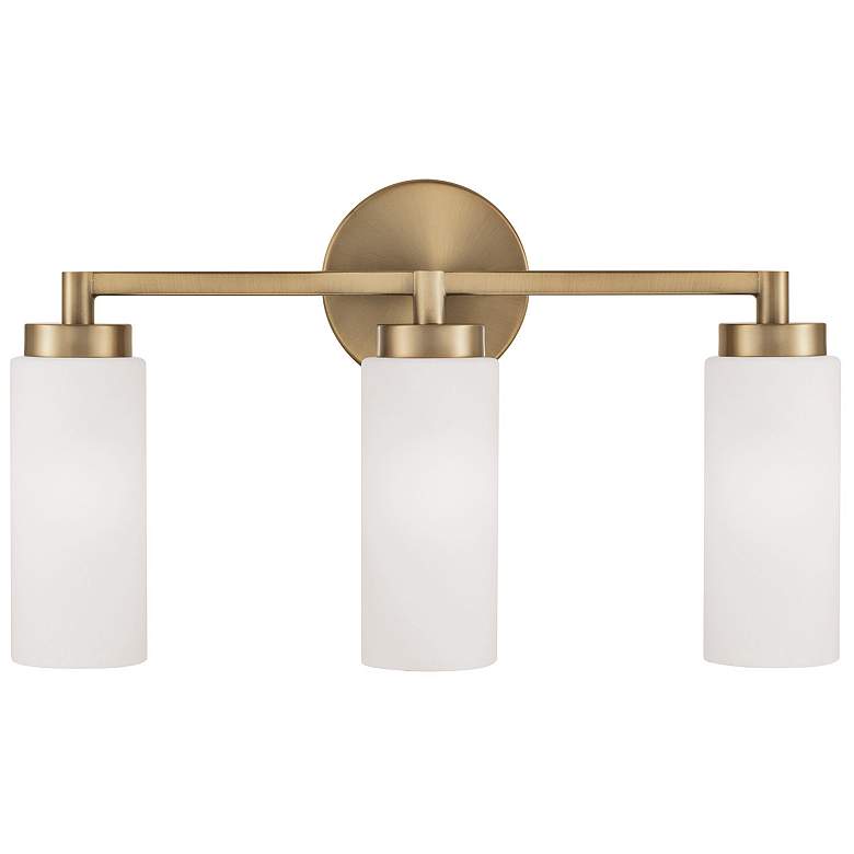 Image 5 Capital Alyssa 19" Wide Aged Brass 3-Light Bath Light more views