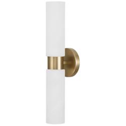 Capital Alyssa 20 1/2" High Aged Brass 2-Light Wall Sconce