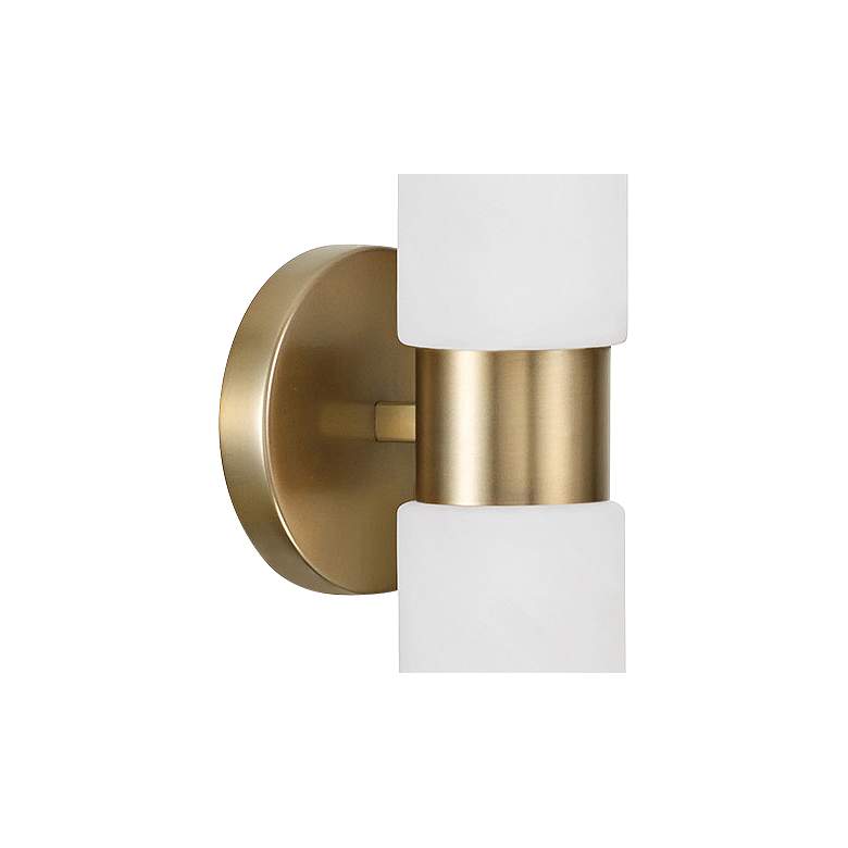 Image 3 Capital Alyssa 20 1/2" High Aged Brass 2-Light Wall Sconce more views