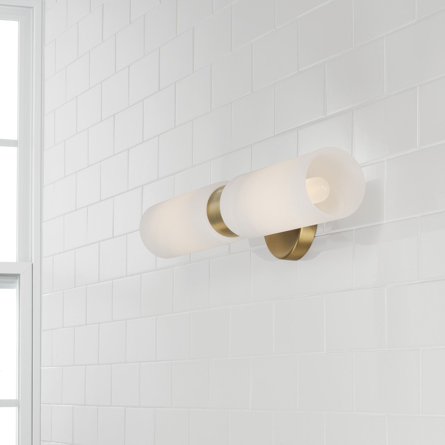 Capital Alyssa 20 1/2" High Aged Brass 2-Light Wall Sconce in scene