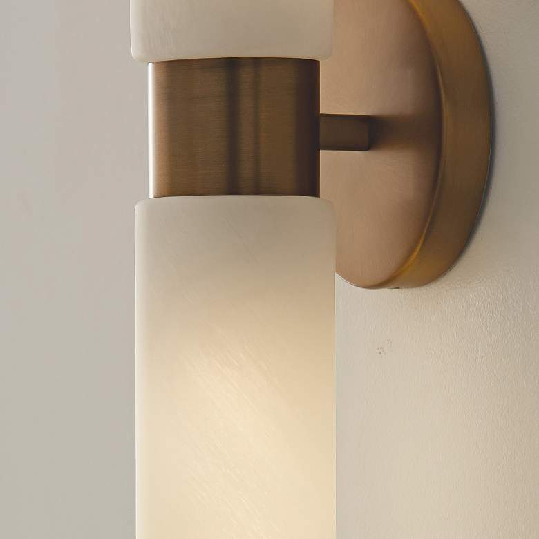 Image 4 Capital Alyssa 20 1/2" High Aged Brass 2-Light Wall Sconce more views