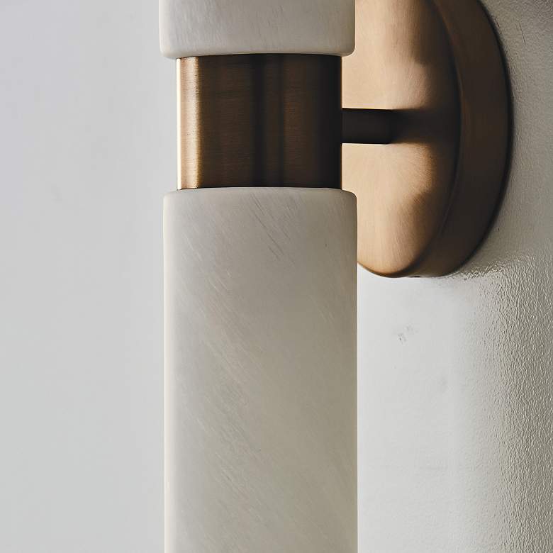 Image 5 Capital Alyssa 20 1/2" High Aged Brass 2-Light Wall Sconce more views