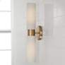 7_Capital Alyssa 20 1/2" High Aged Brass 2-Light Wall Sconce more views