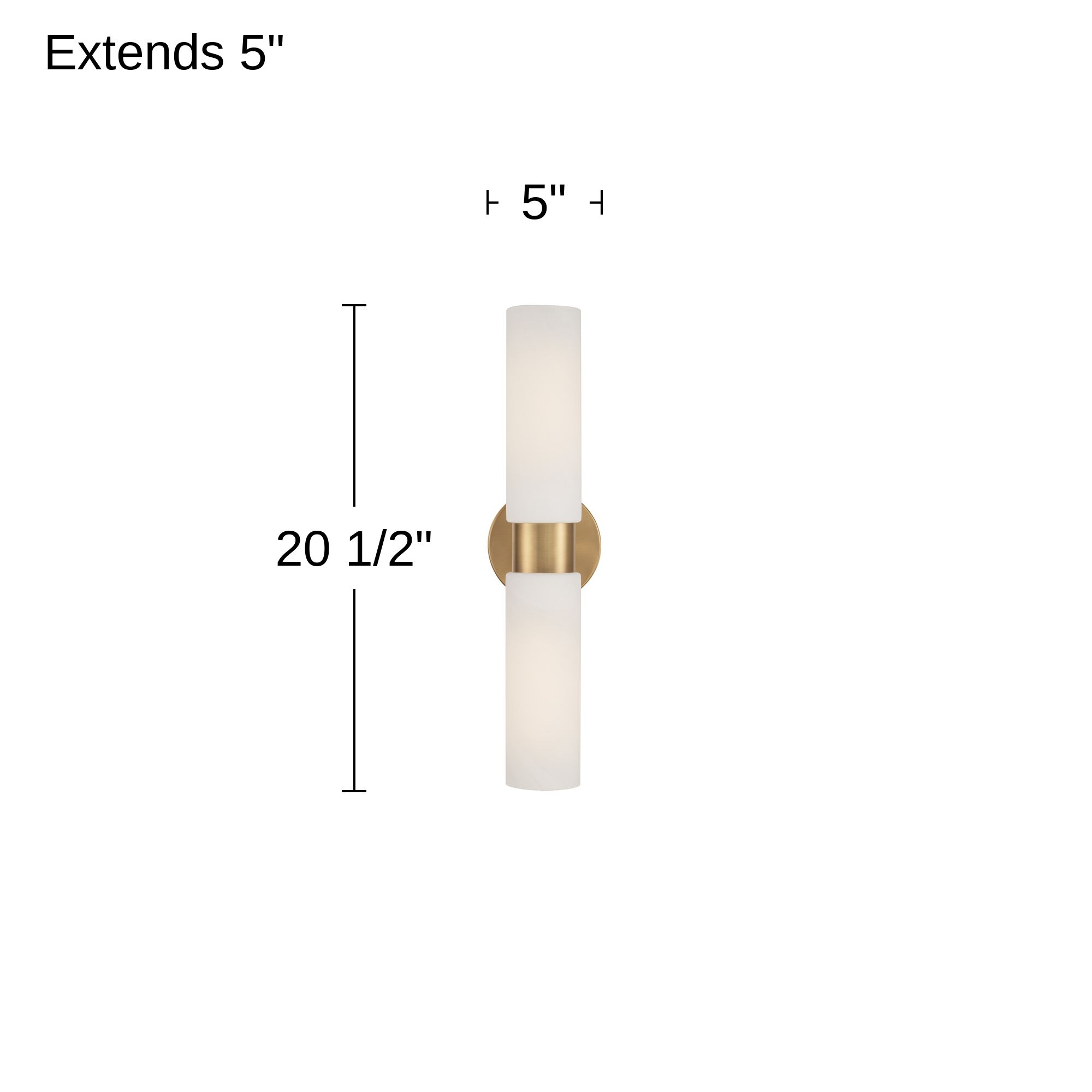 Capital Alyssa 20 1/2" High Aged Brass 2-Light Wall Sconce