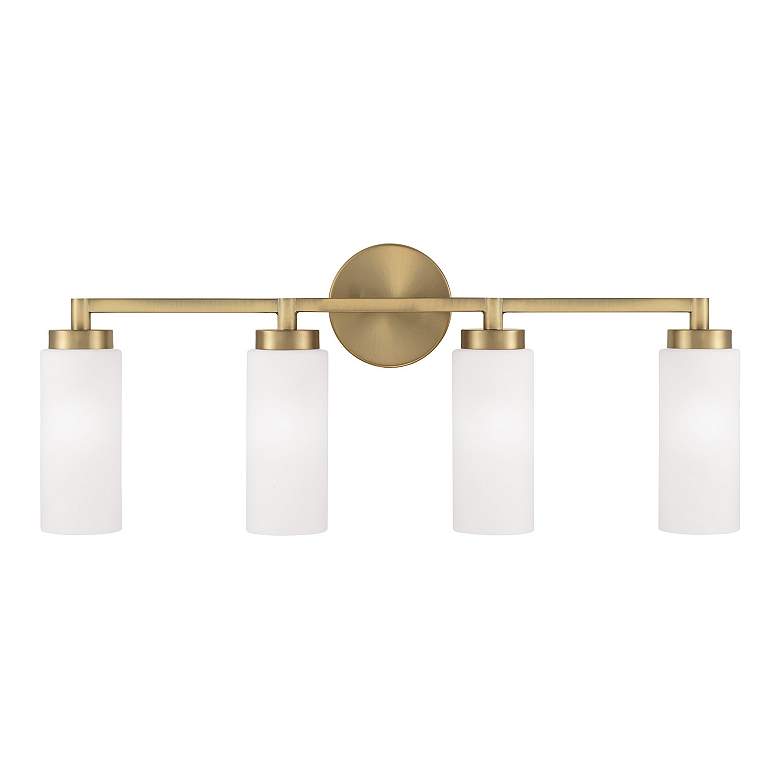 Image 5 Capital Alyssa 27 1/2" Wide Aged Brass 4-Light Bath Light more views