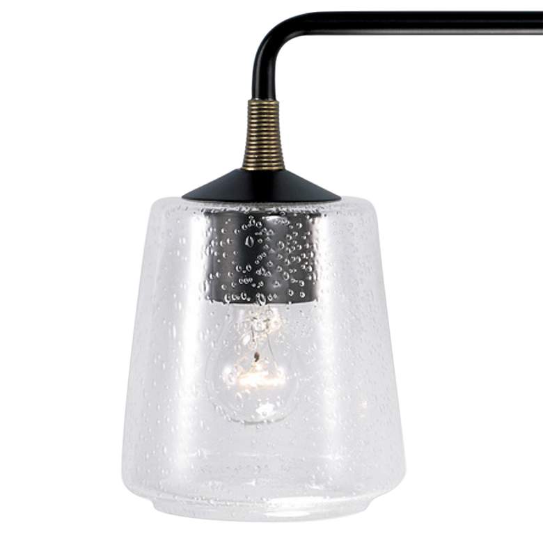 Image 3 Capital Amara 24" Wide Matte Black Brass 3-Light Bath Light more views