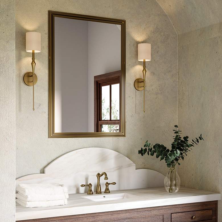 Image 5 Capital Amelia 27" High Aged Brass Metal Wall Sconce more views