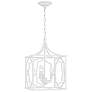 2_Capital Anna 12 1/4"W Textured White 3-Light Lantern Pendant
