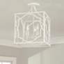 5_Capital Anna 12 1/4"W Textured White 3-Light Lantern Pendant more views