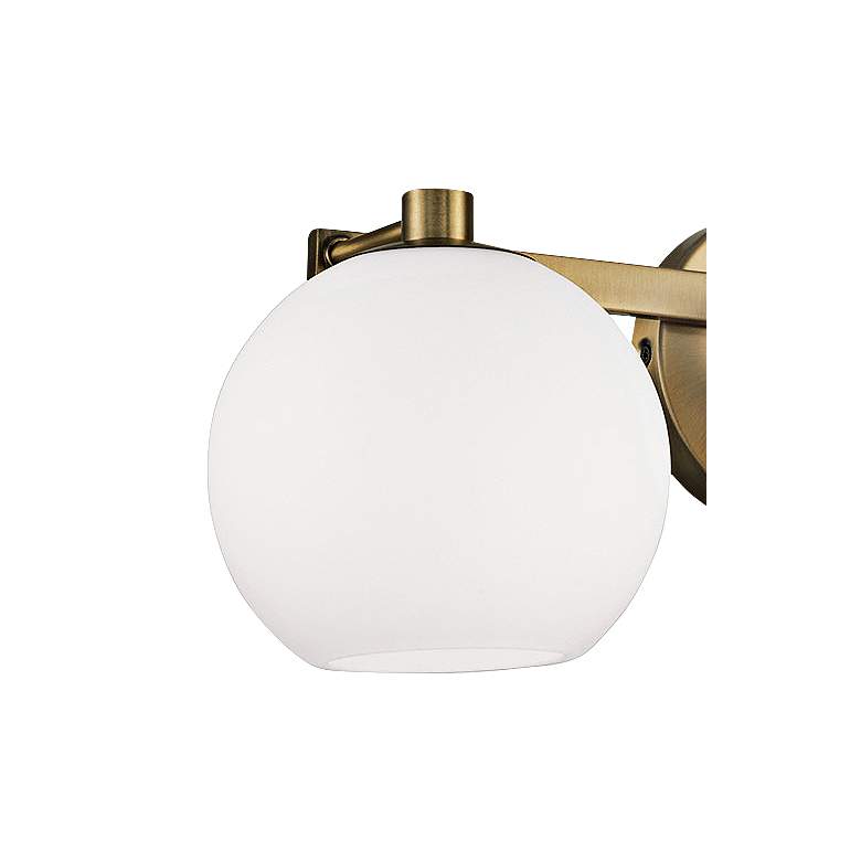 Image 3 Capital Ansley 22 3/4" Wide Aged Brass 3-Light Bath Light more views