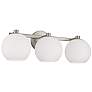 2_Capital Ansley 22 3/4"W Brushed Nickel 3-Light Bath Light