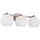 Capital Ansley 22 3/4"W Brushed Nickel 3-Light Bath Light