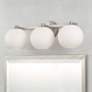 1_Capital Ansley 22 3/4"W Brushed Nickel 3-Light Bath Light