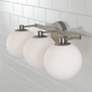 3_Capital Ansley 22 3/4"W Brushed Nickel 3-Light Bath Light more views