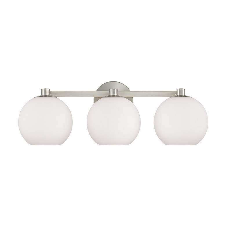 Image 4 Capital Ansley 22 3/4"W Brushed Nickel 3-Light Bath Light more views