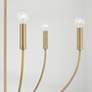 3_Capital Ansley 30 1/4" Wide Aged Brass 6-Light Chandelier more views