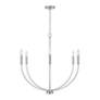 4_Capital Ansley 30 1/4"W Brushed Nickel 6-Light Chandelier more views